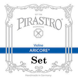 Pirastro ARICORE violin string set, aluminum A & D,