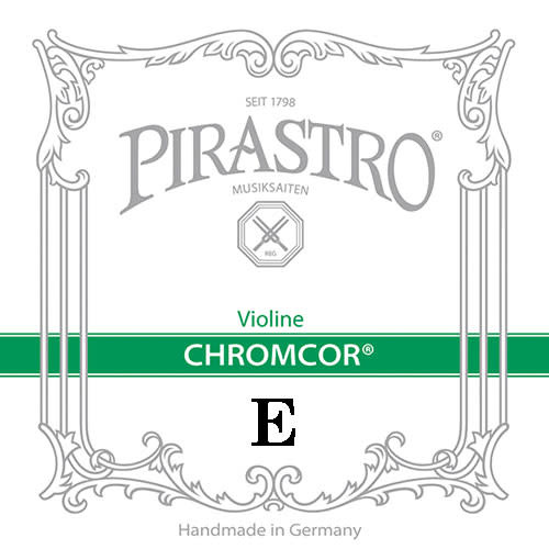 Pirastro Pirastro CHROMCOR violin E string,  steel, medium,
