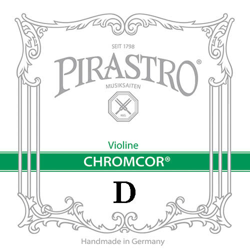 Pirastro Pirastro CHROMCOR violin D string, steel, medium,