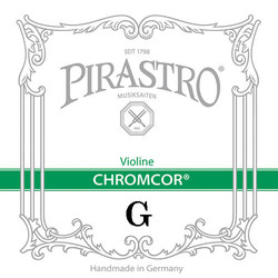 Pirastro Pirastro CHROMCOR violin G string,  steel, medium,