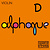 Thomastik-Infeld ALPHAYUE medium aluminum violin D string, by Thomastik-Infeld,