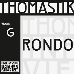 Thomastik-Infeld Rondo silver violin G string, 4/4 medium, by Thomastik-Infeld, straight