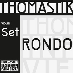 Thomastik-Infeld Rondo violin string set, 4/4 medium, by Thomastik-Infeld, straight