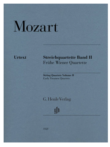 Mozart: String Quartets Volume 2 (Early Viennese Quartets) (string quartet) Henle