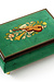 Giglio Asla Music box, Mint Green burl-elm & rosewood, with inlaid violin, Vivaldi's "Four Seasons" (Spring) melody, Sorrento, ITALY