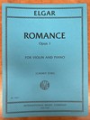 International Music Company Elgar (Zori): Romance, opus 1 (violin and piano) IMC