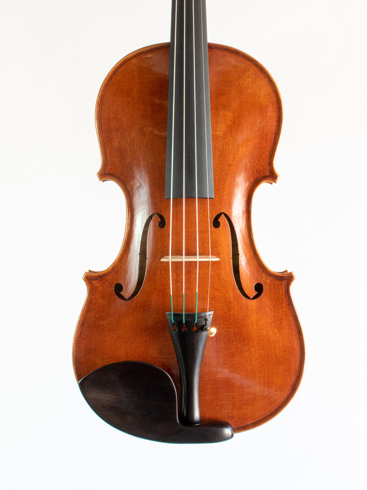 John Osnes violin, 2-piece back, 2020, Anchorage AK