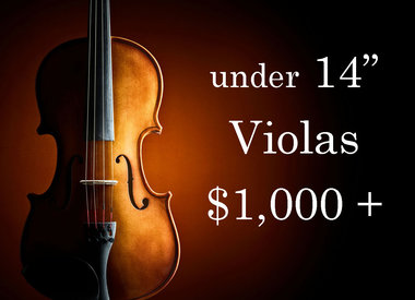 Violas under 14", $1,000 - $4,999