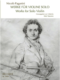 RICORDI Paganini (Vescovo): Works for Solo Violin (violin) Ricordi