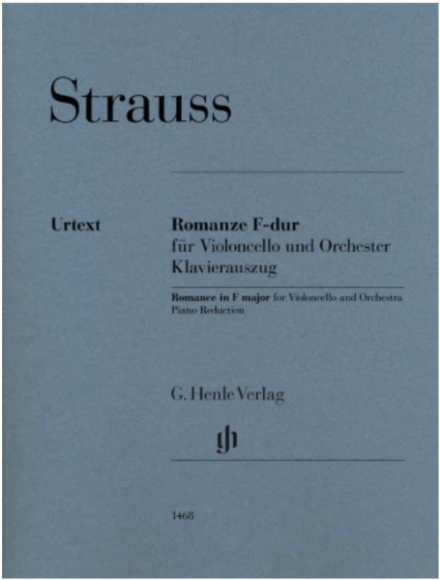 Strauss (Jost): Romance in F Major (cello and piano) Henle