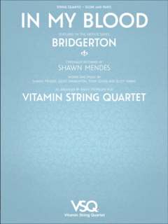 HAL LEONARD Mendes: In My Blood - featured in the Netflix Series Bridgerton (string quartet)