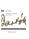 Universal Edition Bartok: Rumänische Volkstänze (viola and piano) UE