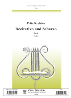 Carl Fischer Kreisler, Fritz: Recitativo & Scherzo (violin solo)