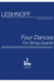 Carl Fischer Leshnoff: Four Dances (string quartet) JL