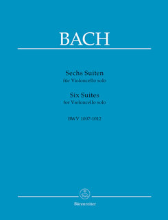 Barenreiter Bach, J.S. (Wenzinger): 6 Suites for Cello Solo, BWV1007-1012 - URTEXT (cello) B‚Äö√†√∂¬¨√ürenreiter