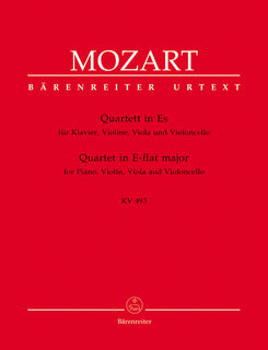 Barenreiter Mozart, W.A. (Federhofer): Piano Quartet in E-flat major, KV493 - URTEXT (piano quartet) Barenreiter