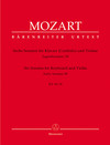 Barenreiter Mozart, W.A.: Six Sonatas for Violin and Piano K 26-31 (Early Sonatas III) Barenreiter