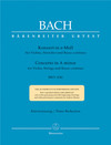 Barenreiter Bach, J.S.: Concerto in A minor BWV 1041 ( violin & piano) Barenreiter
