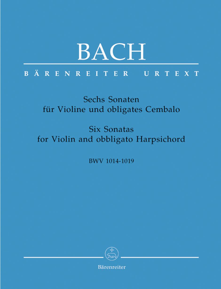 Barenreiter Bach, J.S.: Six Sonatas for Violin and Obligato Harpsichord BWV 1014-1019 Barenreiter