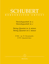 Barenreiter Schubert, Franz: String Quartet in A minor, D 804, Op. 29 Rosamunde  and String Quartet in C minor, D703, Quartet-Satz, Barenreiter