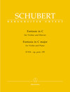Barenreiter Schubert, Franz: Fantasia in C Major D934, Op.159 (Violin & Piano) Barenreiter Urtext