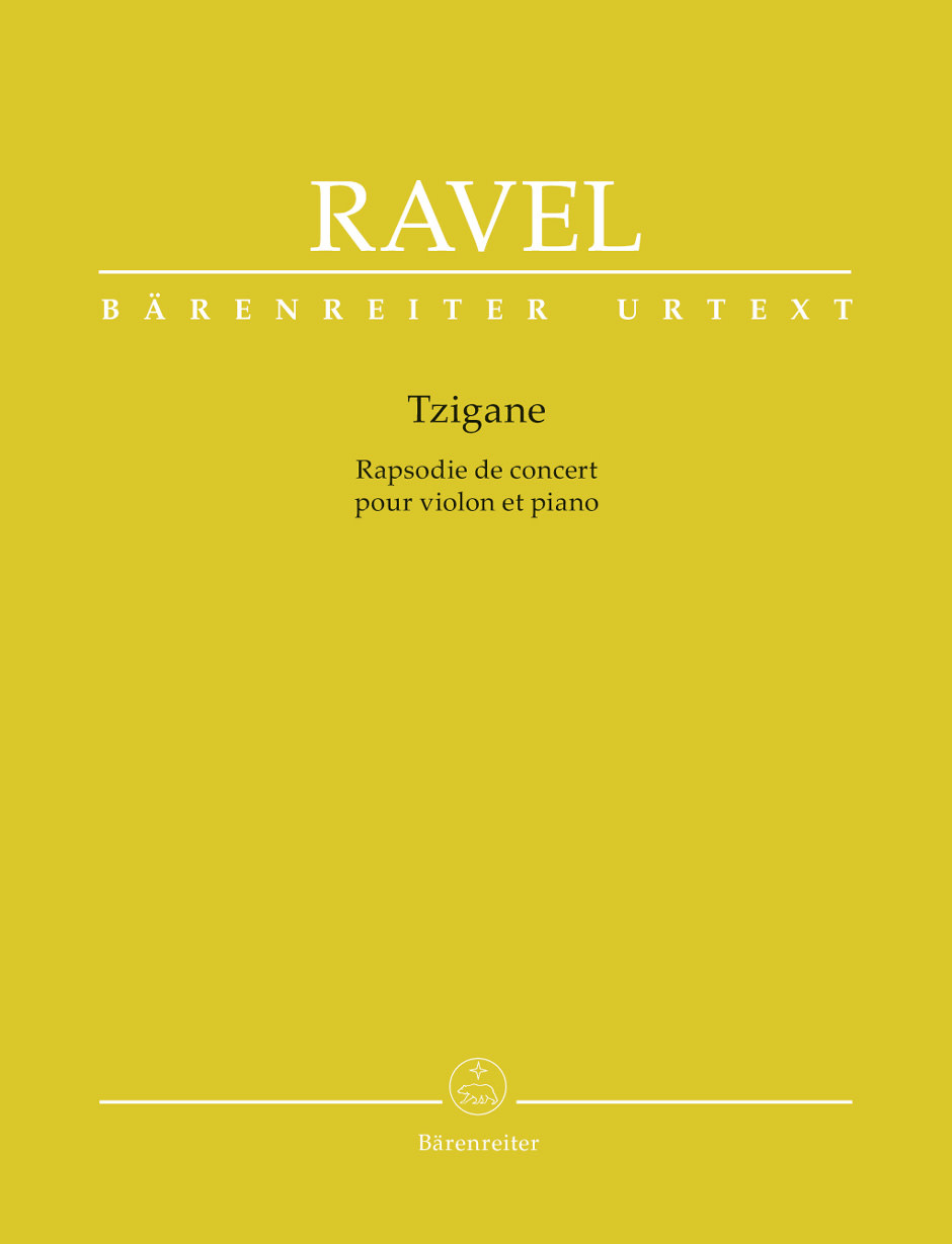 Barenreiter Ravel: Tzigane (violin, piano) Barenreiter