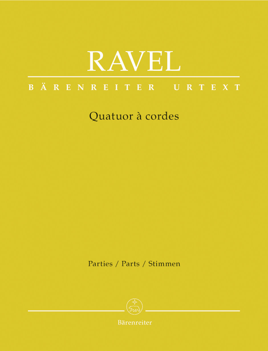 Barenreiter Ravel (Appold): String Quartet - URTEXT (string quartet) Barenreiter