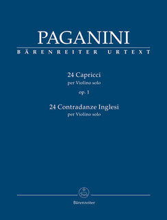 Barenreiter Paganini, Nicolo (Macchione): 24 Caprices for Violin Solo Op. 1, Barenreiter