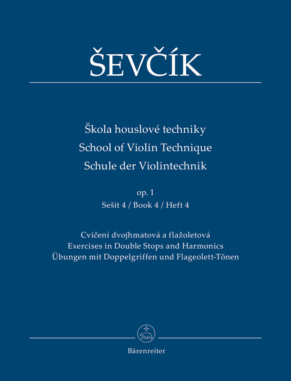 Barenreiter Sevcik, O. (Edited by Jaroslav Foltyn): Violin Studies Op 1 No.4 (violin) Barenreiter