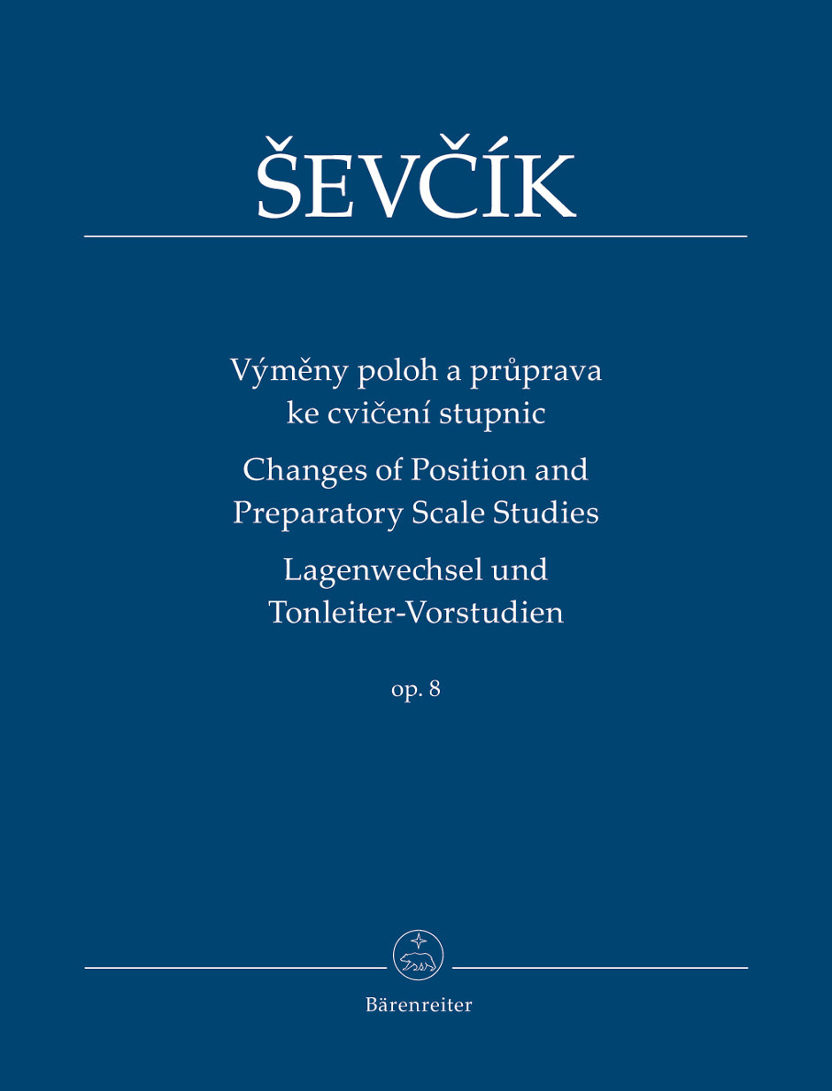 Barenreiter Sevcik, Otakar: Changes of Position and Preparatory Scales Studies, Op. 8 (violin) Barenreiter
