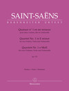 Barenreiter Saint-Saens: Quartet no.1 in E minor op112 (string quartet) Barenreiter