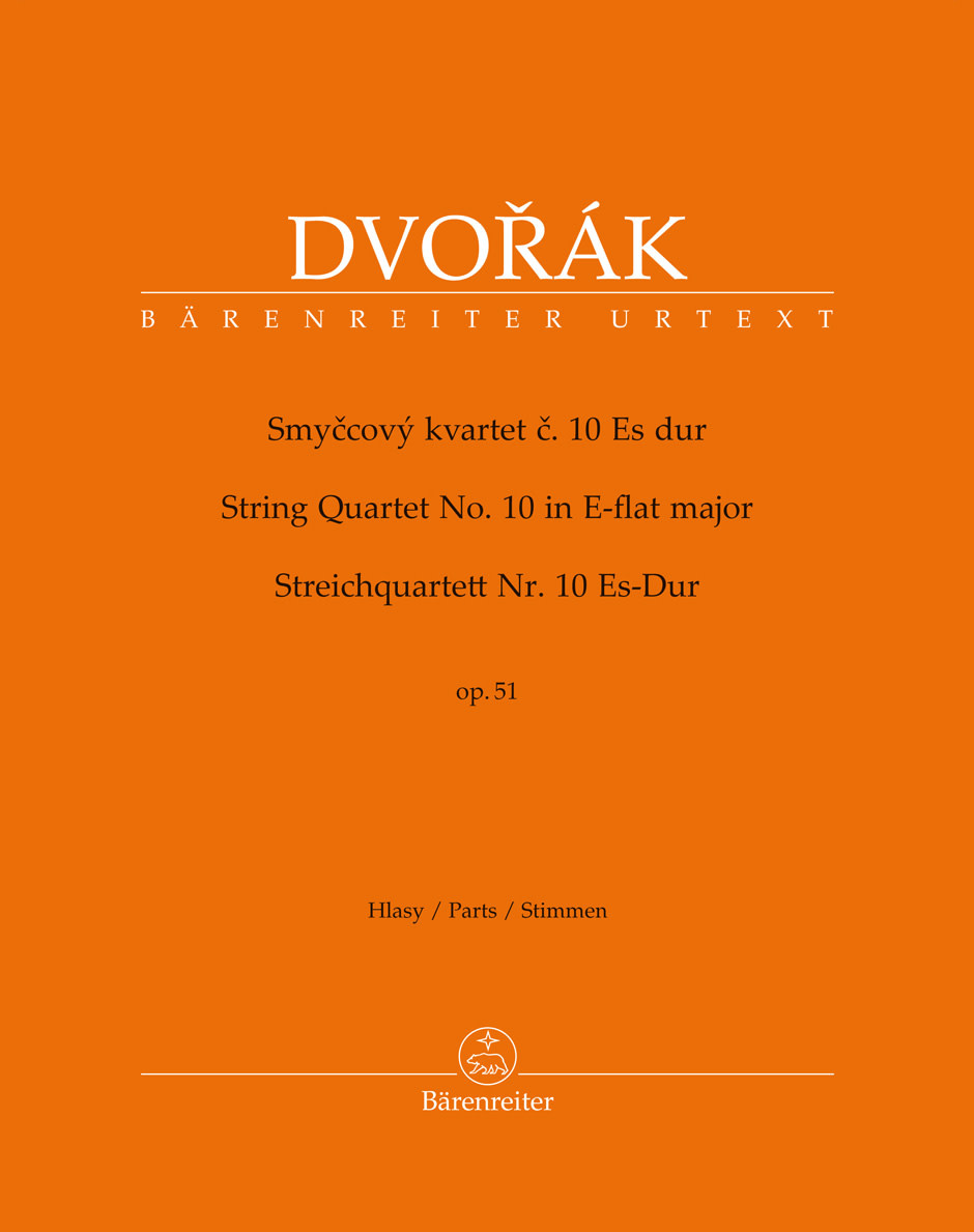 Barenreiter Dvorak: String Quartet No.10 in E-flat major, op.51 (string quartet) Barenreiter