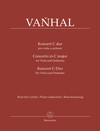 Barenreiter Vanhal, J.: Concerto in C Major for Viola and Orchestra (viola & piano reduction) Barenreiter