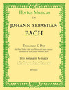 Barenreiter Bach, J.S.: Triosonate for flute, violin and Basso Continuo (keyboard & optional cello) Barenreiter