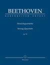Barenreiter Beethoven (Del Mar): String Quartets, Op. 59, Nos. 1-3 -Urtext (study score) Barenreiter