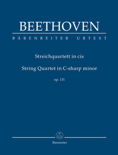 Barenreiter Beethoven (Del Mar): String Quartet, Op. 131, Urtext (study score) Barenreiter