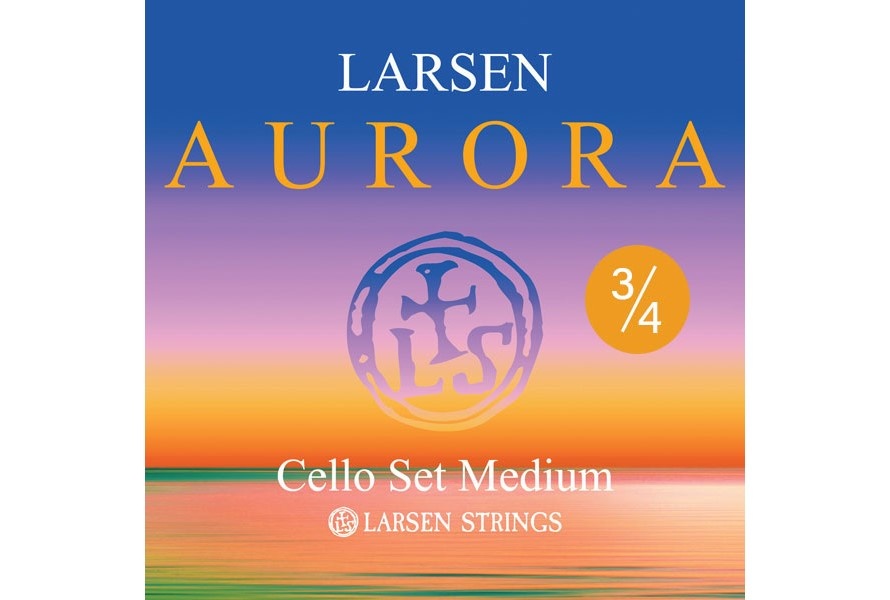 Larsen Larsen Aurora cello string set, 3/4