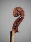 Joseph Liteh Liu violin with lion's head scroll, 2021, fecit Kansas City, Missouri, USA