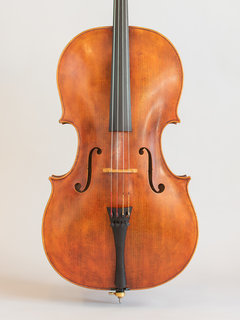 Andrew Carruthers 4/4 maple cello #0845, Ruggieri model, 2014, Santa Rosa CA USA