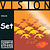 Thomastik-Infeld VISION violin string set with silver D , by Thomastik-Infeld,