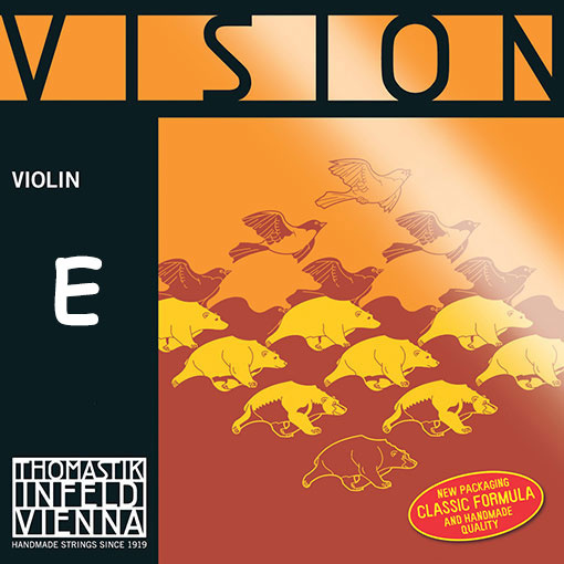 Thomastik-Infeld VISION violin E string, tin-plated, in envelope, by Thomastik-Infeld,