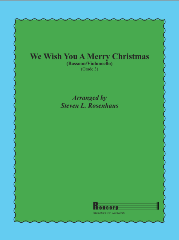 Carl Fischer Rosenhaus: We Wish You a Merry Christmas (2 cellos) NORTHEASTERN