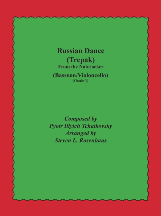 Carl Fischer Tchaikovsky (Rosenhaus): Russian Dance (Trepak) (2 cellos) NORTHEASTERN