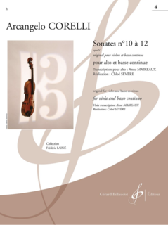 Gérard Billaudot Corelli: Sonates No. 10 à 12 (viola and cello or harpsichord) GB