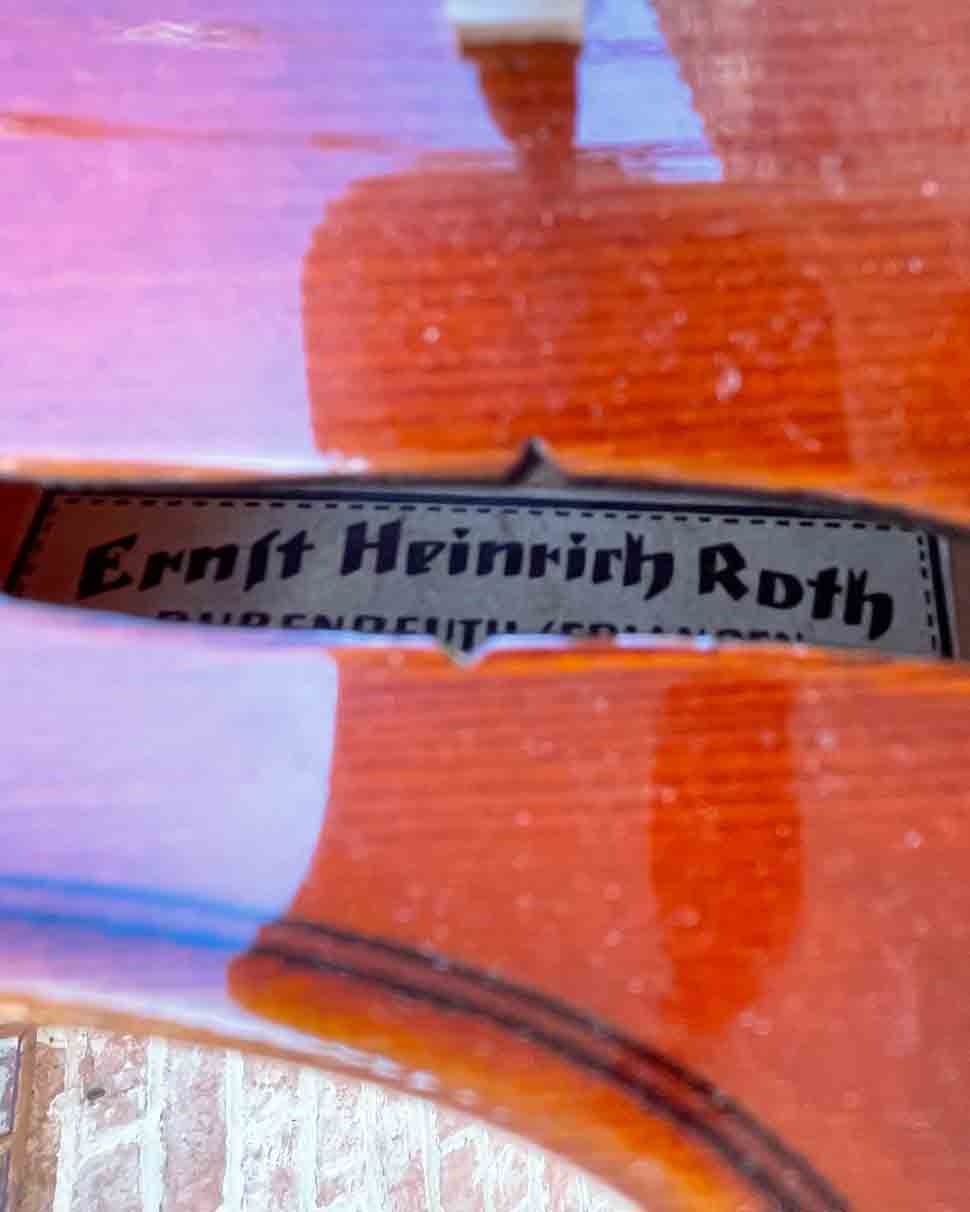 E.H. Roth violin, 1998, in new condition, Concert Line model E.H. Roth violin, 1998, in new condition, Concert Line model