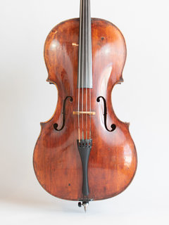 Leopold Widhalm cello branded "L. W.",  GERMANY