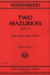 International Music Company Wieniawski (Grieve): Two Mazurkas, Op.12 (violin and piano) IMC