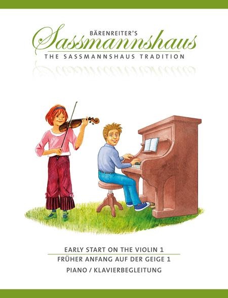 Barenreiter Sassmannshaus, K.: Early Start on the Violin, Volume 1 (violin), Piano Accompaniment, Barenreiter