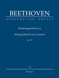 Barenreiter Beethoven (Del Mar):  String Quartet in a minorop. 132 (study score) Barenreiter