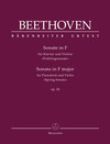 Barenreiter Beethoven, L. (Clive Brown): Sonata in F major (Spring Sonata) op. 24, (violin & piano) Barenreiter